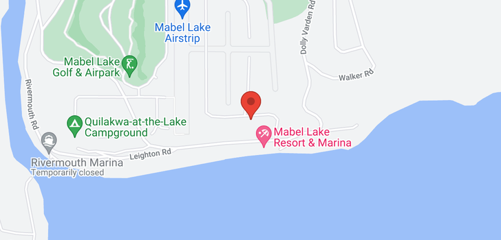 map of 3501 Mabel Lake Road